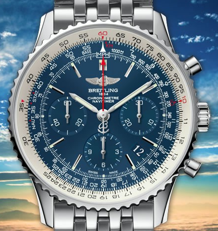 Breitling Navitimer Blue Sky 60th Anniversary Limited Edition Replica Watches